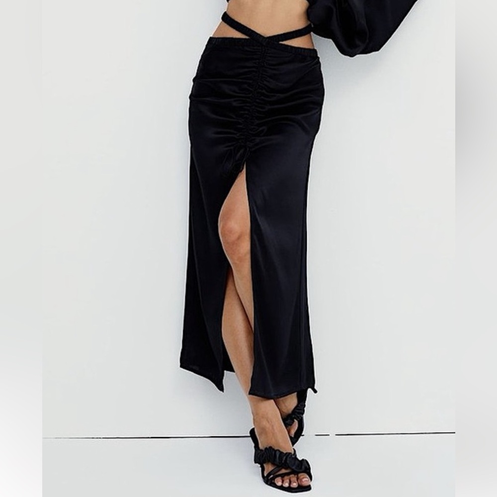 NWT for love and lemons pia maxi skirt